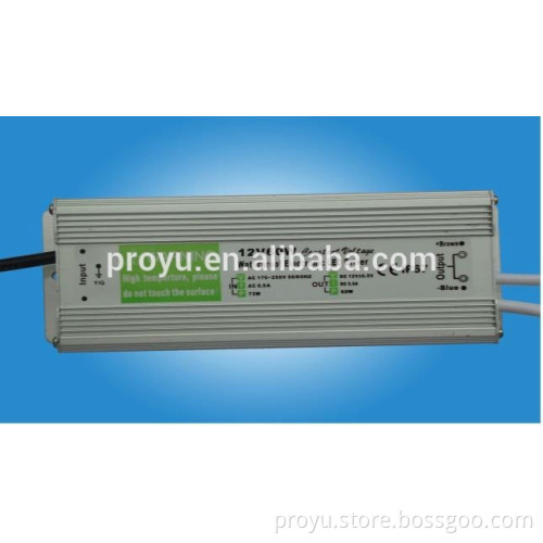 waterproof power supply 12v 60w waterproof switch led power supply PY-A1260E